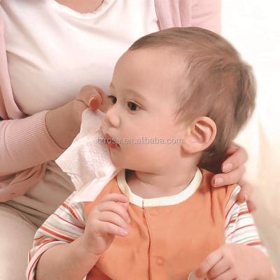 China Baby Hypoallergenic Disposable Wet Wipes Spunlace Cloth Nonwoven Face Cloth For Wet Wipes Huge Buns for sale