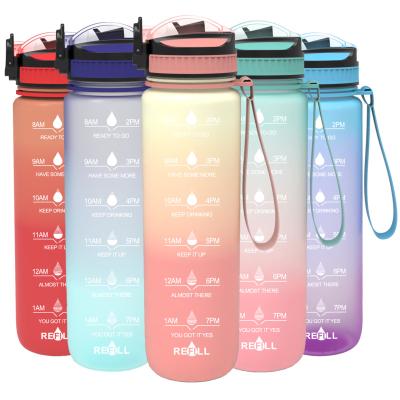 China Sustainable Large Capacity Without Leak High Quality Plastic Water Bottle For Sports for sale