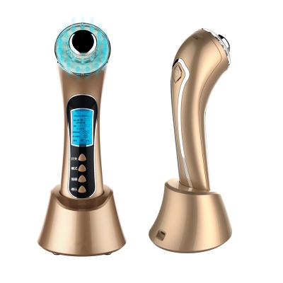 China Multifunctional Acne Treatment Ultrasonic Facial Device With Filling Base In Online Show 2 for sale