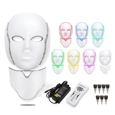 China Dye Removal 192pcs LED Light Therapy Mask 7 Color 9 Intensity Option Skin Therapy Beauty Facial Mask for sale