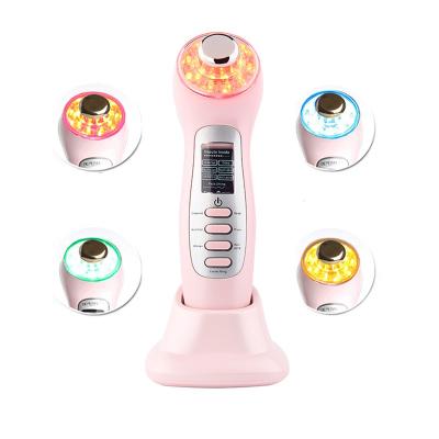 China Ultrasonic Skin Massager Remover Blood Vessels Removal Skin Rejuvenation Wrinkle Microcurrent Facial Machine for sale