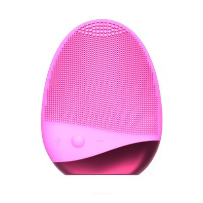 China New arrival radio silicone brush DEEP CLEANING filler electric facial cleaning face cleaning brush for sale