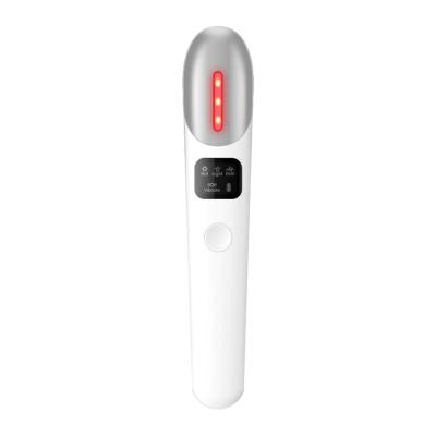 China Skin Tightening New Design Eye Beauty Device EMS Most Popular Heating Electric Eye Care Massager Pen for sale