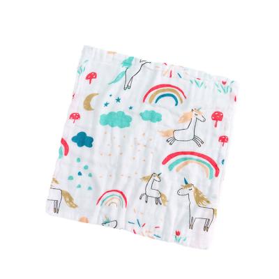 China ODM Factory Price Handkerchief 6 Pack Wholesale Cheap Soft Babies 100% Muslin Washcloth Cotton Compressed for sale