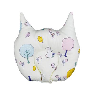 China New Memory Anti-Static Foam Washable High Quality Flat Baby Head Rest Support Cotton Infant Head Pillow for sale