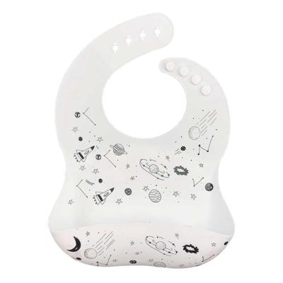 China BPA Free Waterproof Baby Bibs Model Cute 3D Baby Uses Printing New Products Wholesale Custom Acceptable BPA Free 3D Silicone For Kids for sale