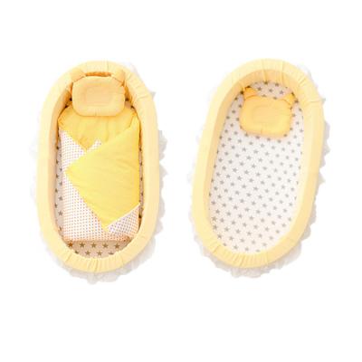 China Eco-Friendly Materials Factory Custom All In A Portable Organic Cotton Newborn Baby Settee for sale