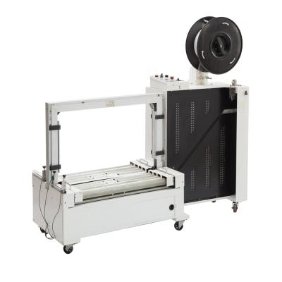 China CLOTHING YUPACK MH102B Table Base Low Online Strapping Machine Full Automatic Carton Case for sale