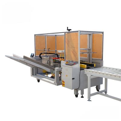 China Fully Automatic CLOTHING Carton Case Opening Erector And Bottom Sealer For Box Packing for sale