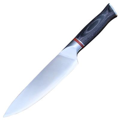 China Viable Professional High Carbon Steel 5Cr15MoV Kitchen Knives Sharpen To Grind Ultra Sharp Blade Slicing Knife Chef for sale