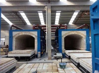 China OEMHigh Capacity Shuttle Kiln Energiebesparende Batch Kiln Gedwongen Luchtkoeling Te koop