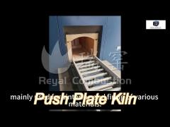 heavy duty industrial kilns , high yield pusher kiln with optimal thermal performance