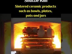 Flexible Shuttle Kiln Natural Gas Fired Ceramic Products