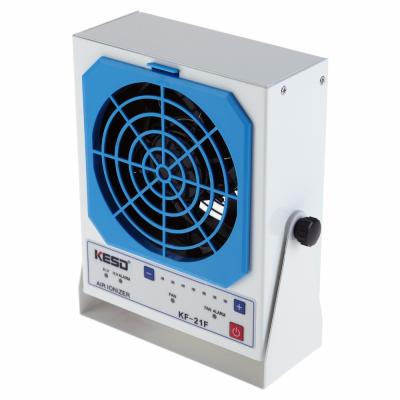 China Cleanroom Use Anti Static Air Blower High Frequency AC Air Ionizer Fan for sale