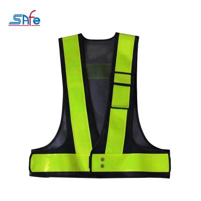 China Breathable Good Quality Bicycle Reflective Led Vest Self-protective for sale