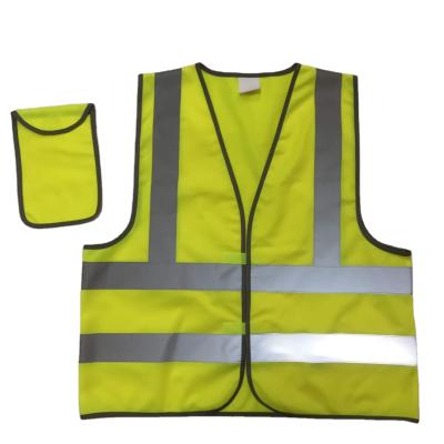 China Water proof yellow customized hi force surveyor engineer EMS medical construction safety reflective class2 vests with pocket bag for sale