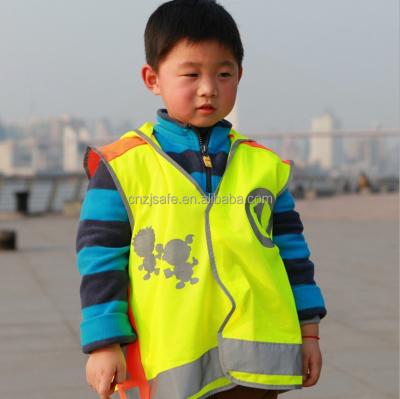 China Fashion High Reflective Kids Safety Vest With Hat For Kids Safety On The School Road for sale