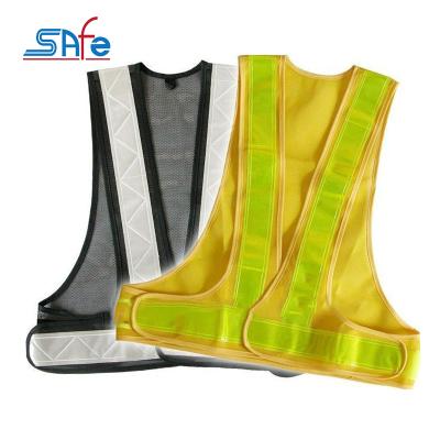 China Competitive Price Self-protective High Visibility Vests Men Safety Reflective Cheap Vest for sale