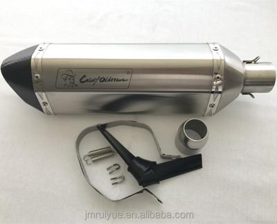 China Stainless Steel CRAZY OLD MAN Motorcycle Modified Exhaust Muffler For 150-400cc Exhaust System for sale