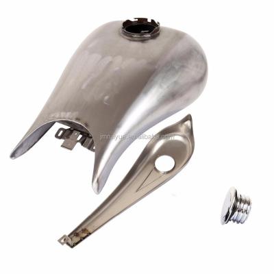 China Heavy Duty Steel Serrated 6.6 Gallon CUSTOM STRETCH FUEL GAS TANK FIT HARLEY TOURING BAGGERS 08-16 for sale