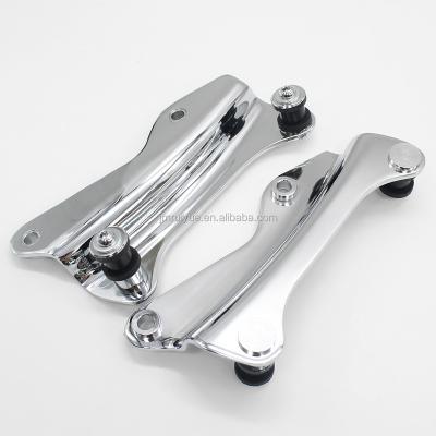 China High Quality Billet Aluminum LX7 Billet Aluminum Chrome Tour PAK 4 Point Sissy Bar Coupling Hardware For Harley Touring 14-UP for sale