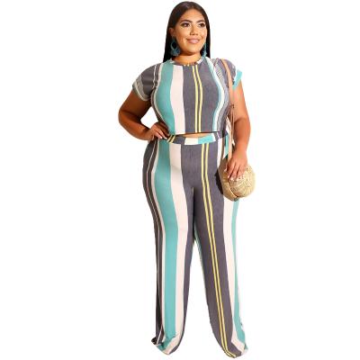 China Anti-Static Polyester Spandex Women Clothing Sets Plus Size Women Clothing 5xl 2 Piece Pant Sets for sale