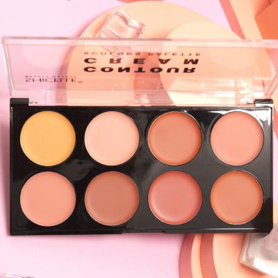 China Low MOQ Custom Sunscreen Private Label Face Contour Cream Makeup Palette Contour Cream Palette for sale