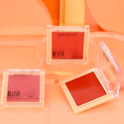 China Custom Sunscreen Lip Blush Tint Pigment Private Label Vegan High Pigment Blush Palette Makeup Blush Palette for sale