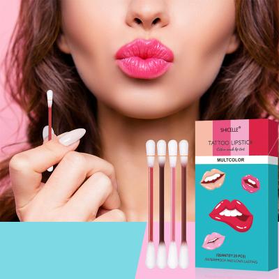 China Wholesale Vegan Matte Lipstick Tattoo Cotton Lipstick Sunscreen Lip Tint Set Cigarette Holder Waterproof Long Lasting Lipstick for sale