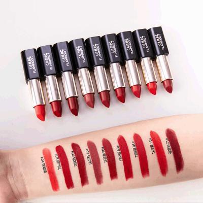 China Matte Private Label Lipstick OEM Sunscreen Lipstick Cosmetics Custom Solid Lipstick Cruelty Free Lipsticks for sale