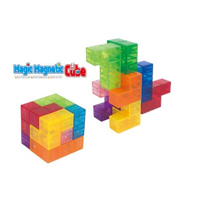 China Eco-friendly Magnetic Building Tiles Children's Educational Toys Developing Imagination Creativity Spatial Thinking for sale