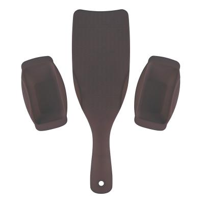 China Professional Salon Tools Factory Wholesale Fiber Hair Salon Balayage Board Material Hair Coloring Highlighting Tint Rake for sale