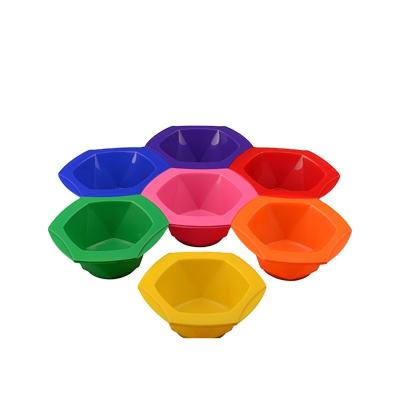 China Multi Colored Bowl Connecting Connect And Color Bowl Set Mixing Bowls For Hair Color Hair Bleach Hair Dye Barber Tool Kit Dye Extension for sale