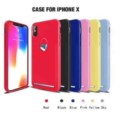 China Multicolor Card Slot Soft TPU Protective Case Back Cover for IphoneXS IphoneXR IphoneXS MAX IphoneX Iphone8 Iphone7 Plus for sale