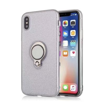 China Color Glitter Ring Magnetic Car Mount Holder Soft TPU Case Back Cover For Redmi NOTE6 Pro Redmi S2/Y2 MI8SE Redmi 5 Plus for sale