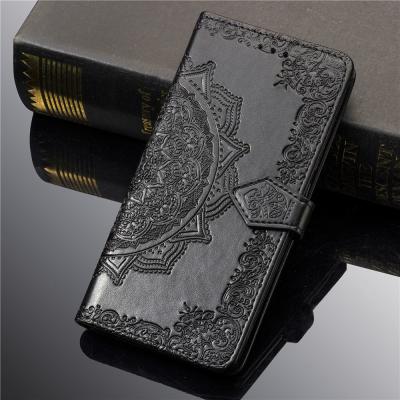 China Multi Color Embossed Mandala Phone Flip Case For Xiaomi Redmi note6/note6 pro Pocophone F1 Max3 Redmi5 plus Redminote5 for sale