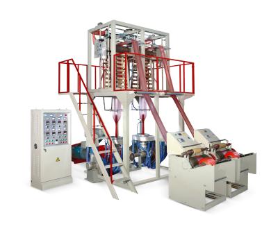 China Ruian Xinshun small size of film recycling bio plastic material pe plastic bag film blowing machine for sale