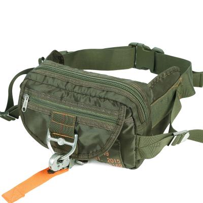 China Waterproof Running Women's Waist Wallet Bag Lightweight Military Waist Pack Bag Zippered Wallet Bag for sale