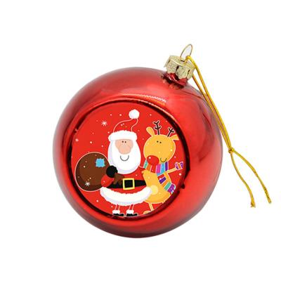 China Chirstmas Decor Christmas Ball Holiday Festival Wedding Party Ornaments Hanging Baubles Christmas Decoration Custom Printing Balls for sale