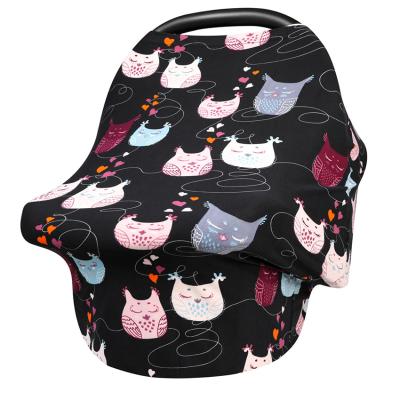 China Car seat cover; New design printing car seat cover white polyester nursing custom car seat for sale