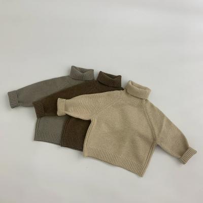 China 2021 Winter Turtle Neck Boys Breathable Children's Sweaters Knit Sweaters for sale