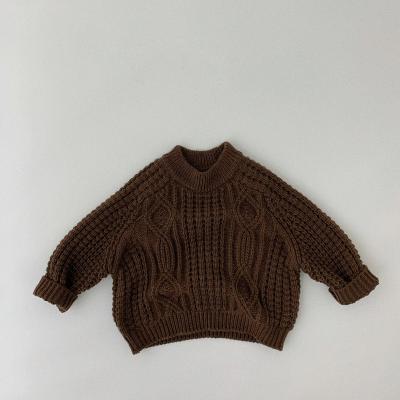 China 2021 Children's Sweaters Breathable Chunky Knit Sweater For Baby Winter for sale