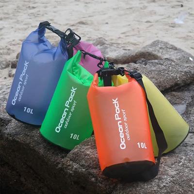 China OEM Logo Waterproof Custom Boating Hiking Kayak Water Proof Roll Top Floating Dry Backpack, Outdoor Waterproof Water Sports Dry Bag. for sale