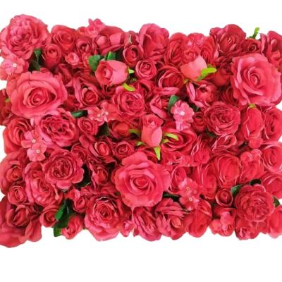 China Wedding Decor YY4004 Wedding Rose And Flower Customized Flower High Quality Artificial Wall For Love for sale