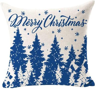 China High Quality Anti-Static Tiles Cushion Cover Modern Embroidered Square Bed Pillow Covers Christmas Pillow Case for sale