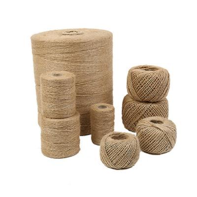 China 1mm-20mm Eco-friendly Jute Tie Natural Sisal Hemp Rope Twist Jute Wrapping Rope For DIY for sale