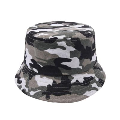 China Dobby Customized Cotton Camouflage Empty Fisherman Bucket Hat With Custom Logo for sale