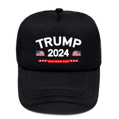 China L009 JOINT Hat Embroidered Baseball Trucker Peaked Hats 2024 USA Outdoor Election Donald Trump Sports Caps for sale