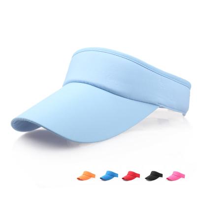 China Q650 Comfortable Top Level Sun Sports Visor Mens Womens Cotton Hat Cap Sun Visors for sale