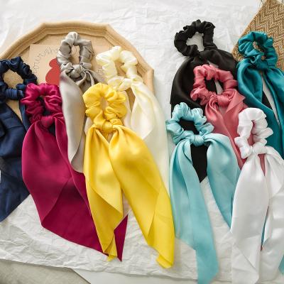 China D2346 Korea decoration hair accessories women girl bow headband satin ribbon hairband headbands for sale